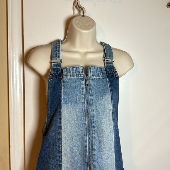 Forever 21 denim overall dress - Picture 2 of 8